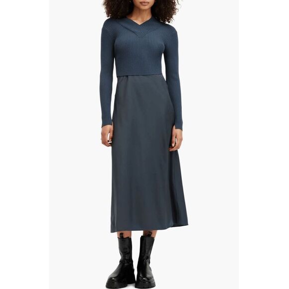 ALLSAINTS Blue Sweater - Picture 2 of 12